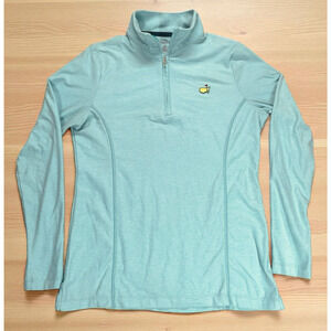 Magnolia Lane Tech Masters 1/4 Zip Pullover Womens Sz Small UPF 50 Golf Augusta